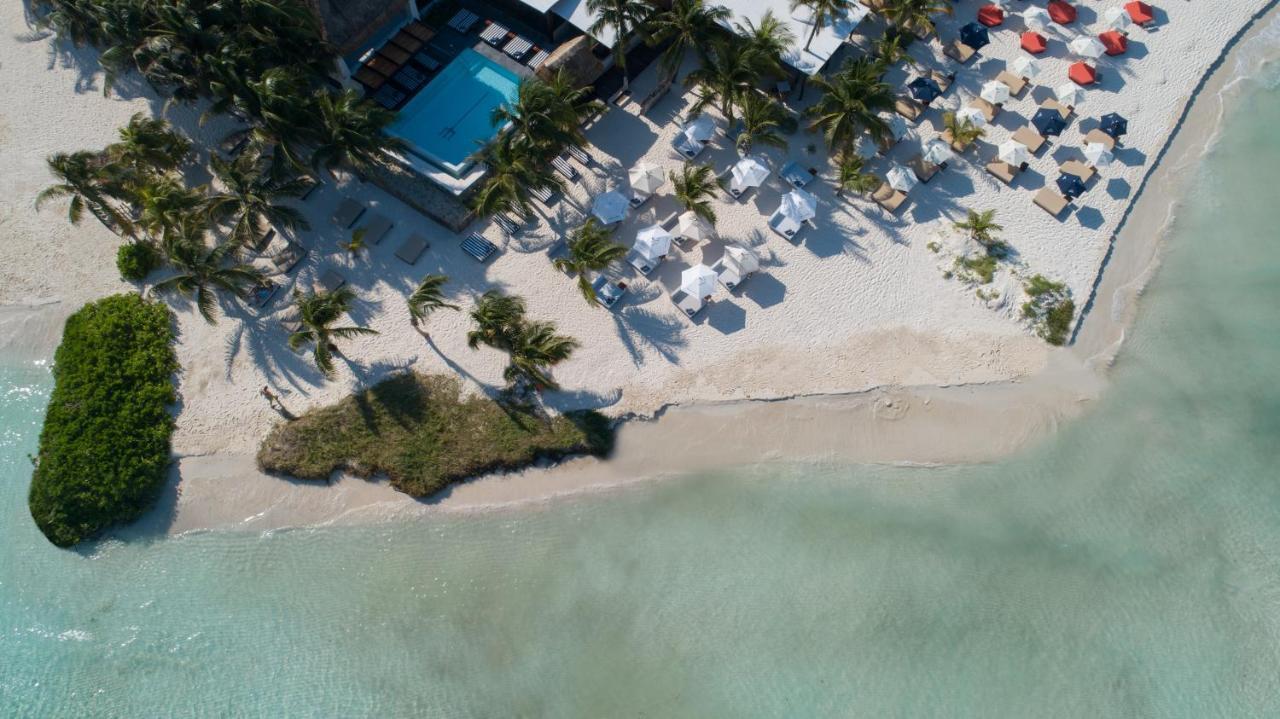 Casa Del Jaguar Beach Hotel Isla Mujeres Exteriör bild